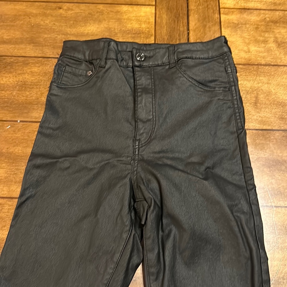 H&M faux leather pants
